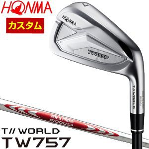 特注カスタムクラブ 本間ゴルフ ツアーワールド TW757P アイアン N.S.PRO MODUS FOR T//WORLD シャフト 4本セット[＃7-P]