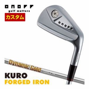 特注カスタムクラブ オノフ 2024 KURO FORGED アイアン 単品[＃4、＃5、＃6、＃7、＃8、＃9、PW] ダイナミックゴールド 120 シャフト 標