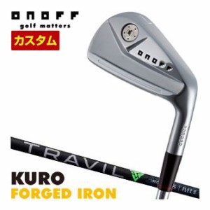 特注カスタムクラブ オノフ 2024 KURO FORGED アイアン 4本セット[＃7-P] フジクラ TRAVIL IRON シャフト 標準グリップ仕様