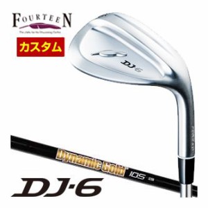 特注カスタムクラブ フォーティーン DJ-6 ウエッジ ダイナミックゴールド 105 ONYX BLACK シャフト