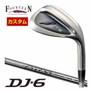 特注カスタムクラブ フォーティーン DJ-6 Black Edition ウエッジ USTマミヤ アッタス アイアン 40 / 50 / 60 / 80 シャフト