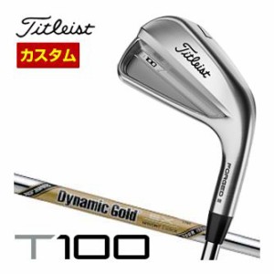 特注カスタムクラブ タイトリスト T100 アイアン ダイナミックゴールド ツアーイシュー EX シャフト 単品[＃3、＃4、W50]