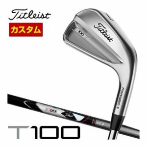 特注カスタムクラブ タイトリスト T100 アイアン Titleist 3D055 カーボンシャフト 単品[＃3、＃4、W50]