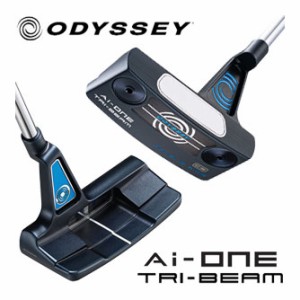 オデッセイ Ai-ONE TRI-BEAM DOUBLE WIDE CS パター STROKE LAB 90 スチールシャフト 装着モデル