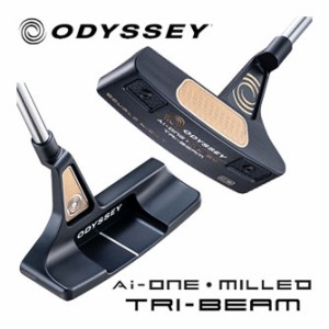 オデッセイ Ai-ONE TRI-BEAM MILLED DOUBLE WIDE T CS パター スチールシャフト 装着モデル