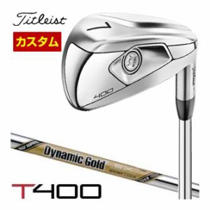 特注カスタムクラブ タイトリスト T400 アイアン ダイナミックゴールド ツアーイシュー EX シャフト 5本セット[＃7-P、W43]