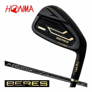 本間ゴルフ 2024年モデル BERES09 BLACK アイアン ARMAQ FX BLACK カーボンシャフト 単品[＃5、AW、SW]