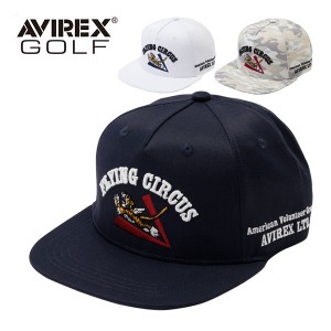 アヴィレックス ゴルフ アメリカンライン フライングタイガー フラットキャップ AVG3S-CP11 