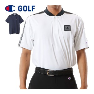 チャンピオン ゴルフウェア メンズ スナップボタン 半袖 ポロシャツ C3-XG303 2023年春夏モデル M-XL