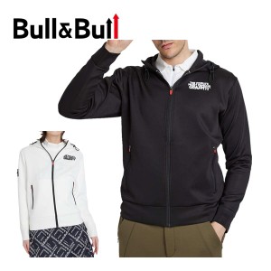 Bull＆Bull Brandalised コラボ ユニセックス ゴルフウェア Hip Hop Rat ダンボール フルジップ パーカー M080-32533 2023年秋冬モデル X