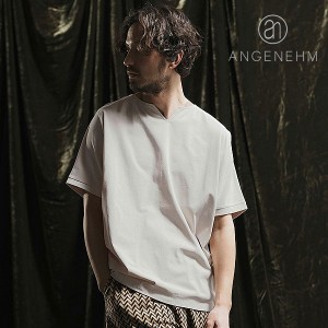 2024 春夏 先行予約 5月上旬〜中旬入荷予定 ANGENEHM アンゲネーム Pigment dye & dolman sleeve T-shirt メンズ Tシャツ atftps