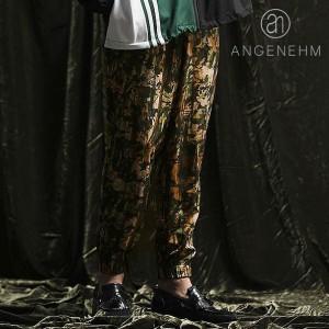 2024 春夏 先行予約 5月上旬〜中旬入荷予定 ANGENEHM アンゲネーム Camouflage pattern relax pants メンズ パンツ 送料無料 atfpts