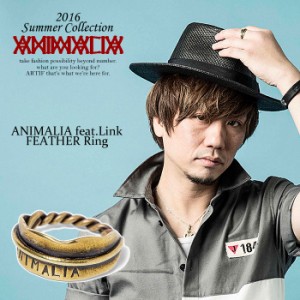 ANIMALIA アニマリア ANIMALIA feat. Link FEATHER Ring animalia animal-ac39 メンズ リング 指輪 アクセサリー atfacc