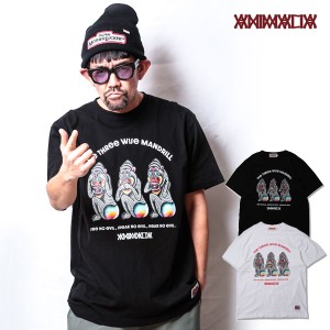 2024 春 先行予約 3月〜4月入荷予定 ANIMALIA アニマリア S/S TEE - THE THREE WISE MANDRILL メンズ Tシャツ キャンセル不可 atftps