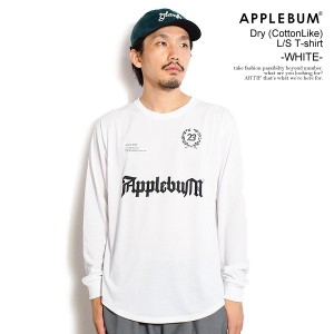 APPLEBUM アップルバム Dry (CottonLike) L/S T-shirt -WHITE- メンズ Tシャツ 長袖 ドライTシャツ atftps