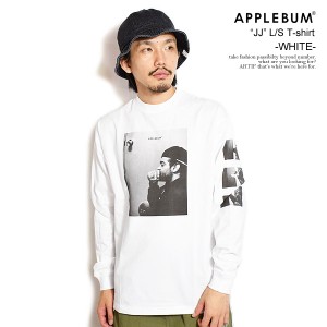 APPLEBUM アップルバム × Jonah Schwartz “JJ” L/S T-shirt 5.6oz -WHITE- メンズ Tシャツ 長袖 ロンT atftps