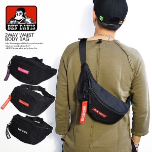 BEN DAVIS ベンデイビス 2WAY WAIST BODY BAG メンズ ボディバッグ ウエストバッグ カバン ストリート atfbag