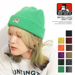 BEN DAVIS ベンデイビス MICRO LOGO KNIT CAP メンズ ニットキャップ ニット帽 帽子 ビーニー ストリート atfcap