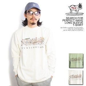The Endless Summer エンドレスサマー TES SEARCH FOR PERFECT WAVE LONG SLEEVE T-SHIRT メンズ Tシャツ 長袖 ロンT atftps
