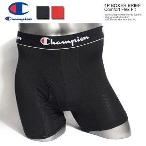 CHAMPION チャンピオン 1P BOXER BRIEF Comfort Flex Fit メンズ ボクサーブリーフ ボクサーパンツ アンダーウェア ストリート atfacc