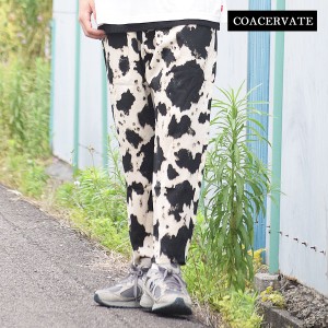 COACERVATE コアセルベート Geometric Easy Pants メンズ パンツ テーパードパンツ 幾何学柄 イージーパンツ 送料無料 ストリート atfpts