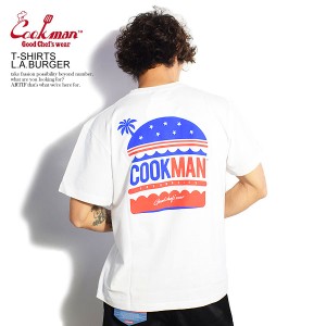 COOKMAN クックマン T-shirts L.A.Burger メンズ Tシャツ 半袖 半袖Tシャツ ストリート cookman tシャツ atftps