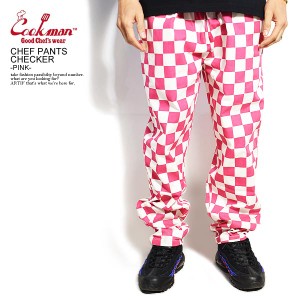 COOKMAN クックマン CHEF PANTS CHECKER -PINK- 31892 メンズ パンツ シェフパンツ イージーパンツ ストリート atfpts