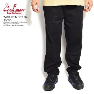 COOKMAN クックマン WAITER'S PANTS -BLACK- 34883 メンズ パンツ ウェイターズパンツ イージーパンツ ストリート atfpts