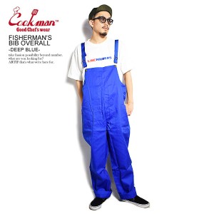 COOKMAN クックマン FISHERMAN'S BIB OVERALL -DEEP BLUE- メンズ オーバーオール サロペット パンツ ストリート 送料無料 atfpts