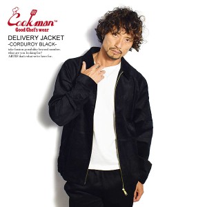 COOKMAN クックマン DELIVERY JACKET -CORDUROY BLACK- 231-23454 メンズ ジャケット ストリート atfjkt