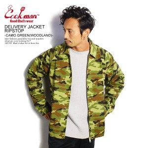 COOKMAN クックマン DELIVERY JACKET -CAMO GREEN(WOODLAND)- メンズ ジャケット デリバリージャケット アウター ストリート atfjkt