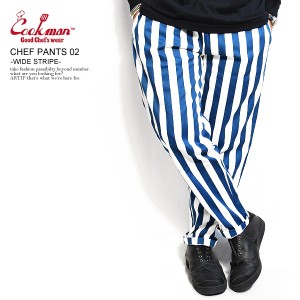 COOKMAN クックマン CHEF PANTS 02 -WIDE STRIPE- 231-00004 メンズ パンツ シェフパンツ イージーパンツ ストリート atfpts