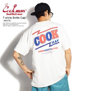 COOKMAN クックマン T-shirts Bottle Cap -WHITE- メンズ Tシャツ 半袖 半袖Tシャツ ストリート cookman tシャツ atftps