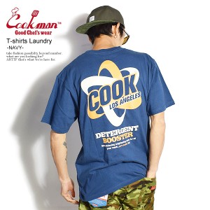 COOKMAN クックマン T-shirts Laundry -NAVY- メンズ Tシャツ 半袖 半袖Tシャツ ストリート cookman tシャツ atftps