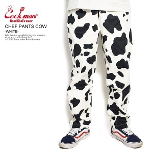 COOKMAN クックマン CHEF PANTS COW -WHITE- 231-32829 メンズ パンツ イージーパンツ ストリート atfpts