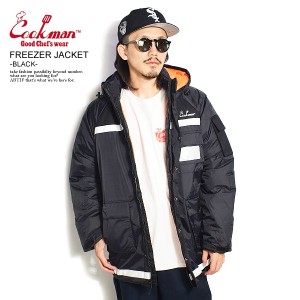 COOKMAN クックマン FREEZER JACKET -BLACK- メンズ ジャケット フリーザージャケット アウター 送料無料 ストリート atfjkt