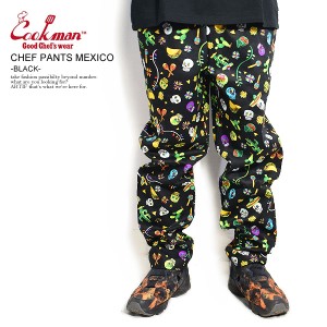 COOKMAN クックマン CHEF PANTS MEXICO -BLACK- メンズ パンツ シェフパンツ イージーパンツ ストリート atfpts