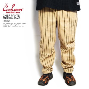 COOKMAN クックマン CHEF PANTS MOCHA JAVA -BEIGE- 32863 メンズ パンツ シェフパンツ イージーパンツ ストリート atfpts