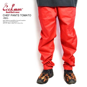 COOKMAN クックマン CHEF PANTS TOMATO -RED- メンズ パンツ シェフパンツ イージーパンツ ストリート atfpts