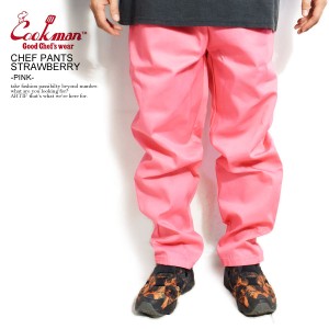 COOKMAN クックマン CHEF PANTS STRAWBERRY -PINK- メンズ パンツ シェフパンツ イージーパンツ ストリート atfpts