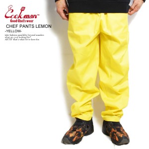 COOKMAN クックマン CHEF PANTS LEMON -YELLOW- メンズ パンツ シェフパンツ イージーパンツ ストリート atfpts