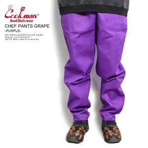 COOKMAN クックマン CHEF PANTS GRAPE -PURPLE- メンズ パンツ シェフパンツ イージーパンツ ストリート atfpts