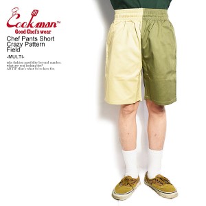 COOKMAN クックマン Chef Pants Short Crazy Pattern Field -MULTI- メンズ ショートパンツ ショーツ シェフパンツ atfpts