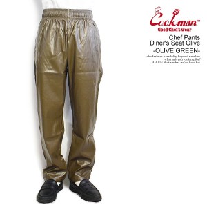 COOKMAN クックマン Chef Pants Diner's Seat Olive -OLIVE GREEN- メンズ パンツ シェフパンツ イージーパンツ ストリート atfpts