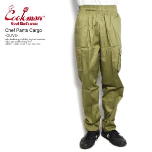 COOKMAN クックマン Chef Pants Cargo -Olive- 32825 メンズ パンツ シェフパンツ カーゴパンツ ストリート atfpts