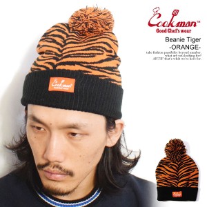 COOKMAN クックマン Beanie Tiger -ORANGE- メンズ ニットキャップ ニット帽 ビーニー ストリート atfcap