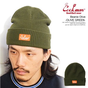 COOKMAN クックマン Beanie Olive -OLIVE GREEN- メンズ ニットキャップ ニット帽 ビーニー ストリート atfcap