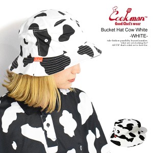 COOKMAN クックマン Bucket Hat Cow White -WHITE- メンズ ハット バケットハット バケハ ストリート atfacc
