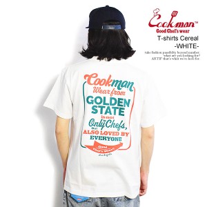 COOKMAN クックマン T-shirts Cereal -WHITE- メンズ Tシャツ 半袖 アメリカ 西海岸 ストリート atftps