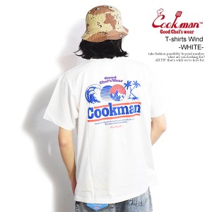 COOKMAN クックマン T-shirts Wind -WHITE- メンズ Tシャツ 半袖 アメリカ 西海岸 ストリート atftps